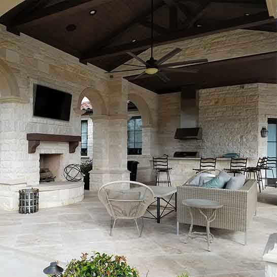 Outdoor Fireplace